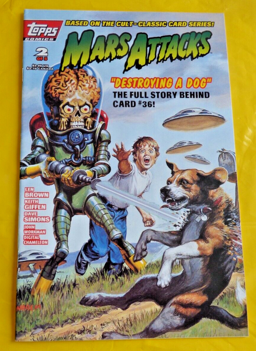Mars Attacks #2  (Topps Comics 1994) - Flipbook