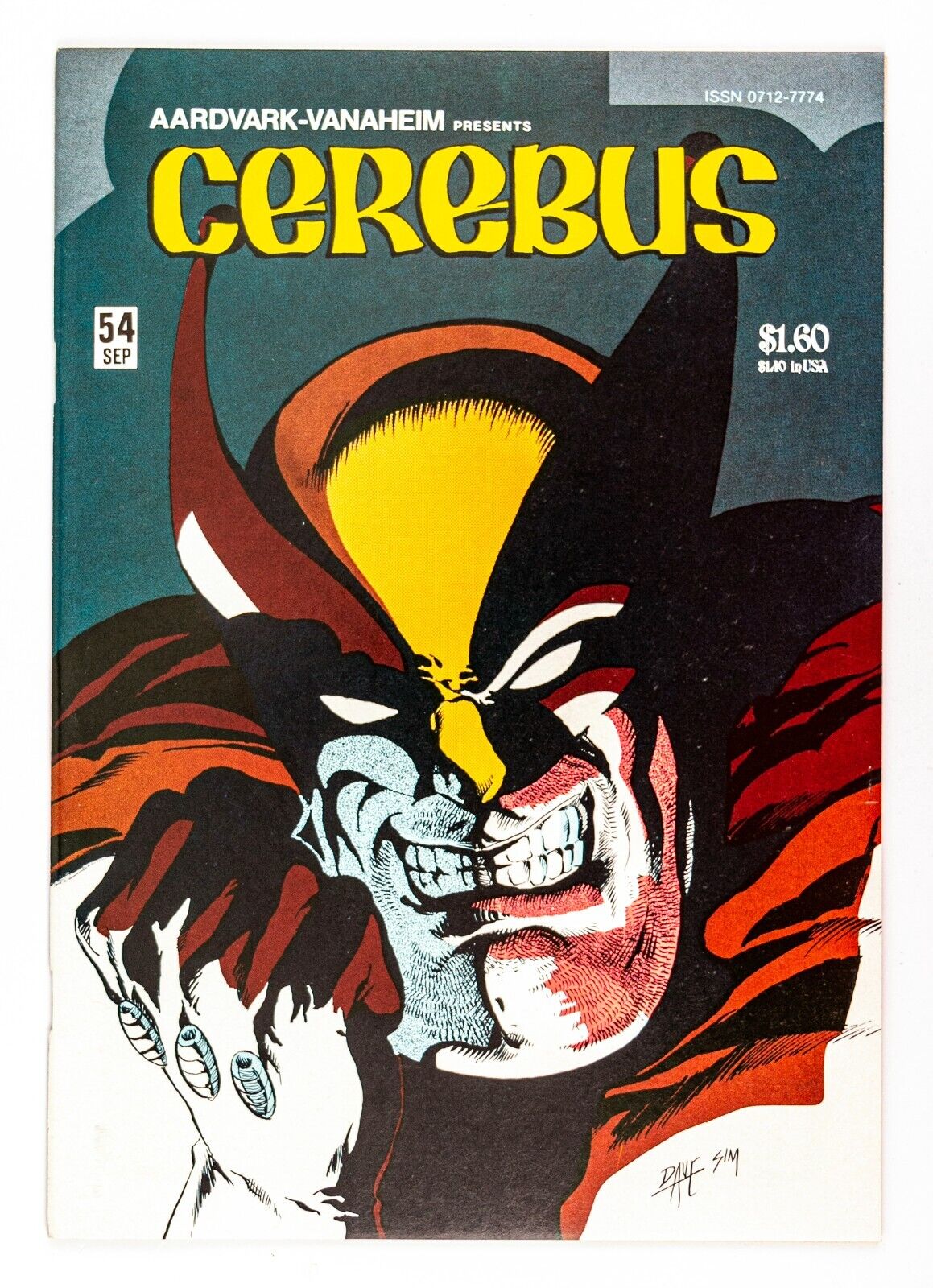 Cerebus the Aardvark #54 (1983 Aardvark-Vanaheim) Origin, 1st App Wolveroach NM-
