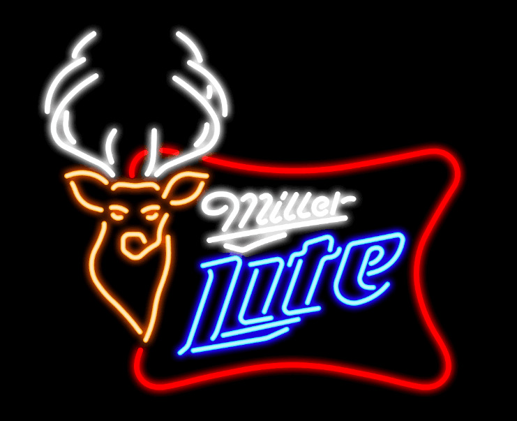 New Miller Lite Deer High Life 24