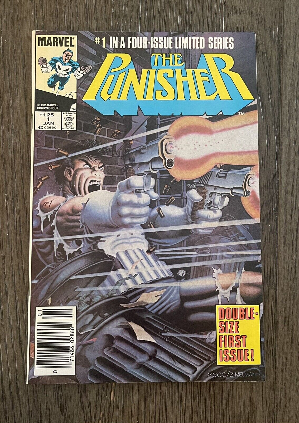 Punisher #1 Mini-series VF/NM First Solo Series Mike Zeck Ken Bruzenak