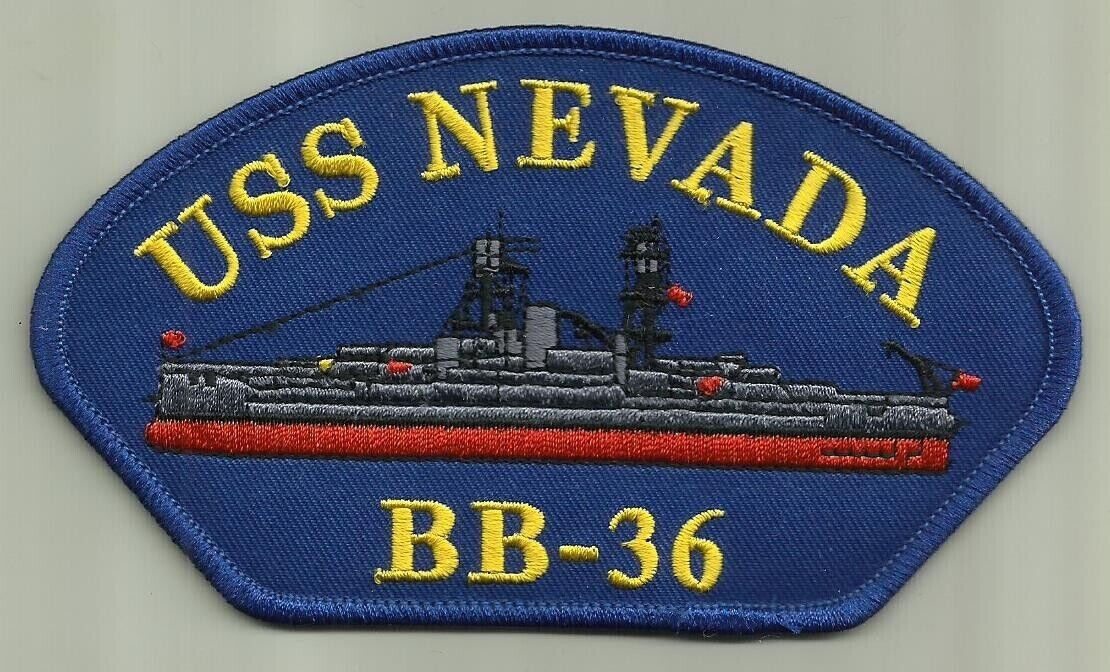 USS NEVADA BB-36 U.S.NAVY PATCH BATTLESHIP WWII SAILOR SOLDIER USA OCEAN BOAT