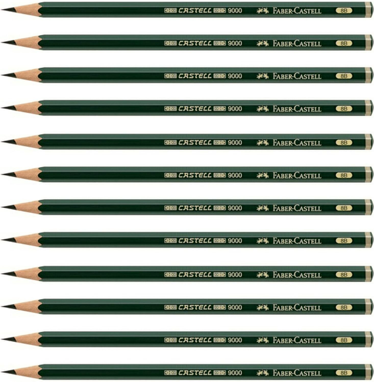 Faber-Castell pencils, Castell 9000 graphite 8B Pre-sharpened 