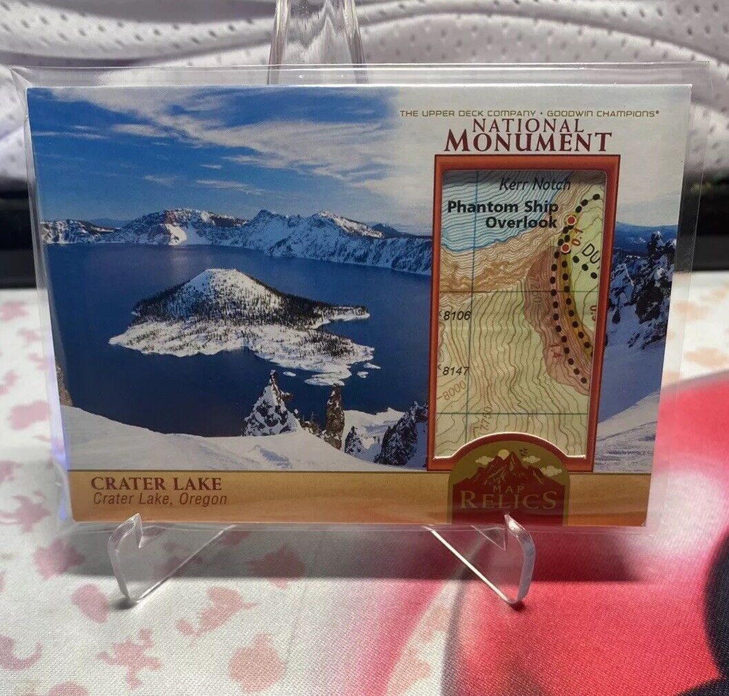 2023 goodwin champions: Crater Lake National Monument Map Relic #MMR-8