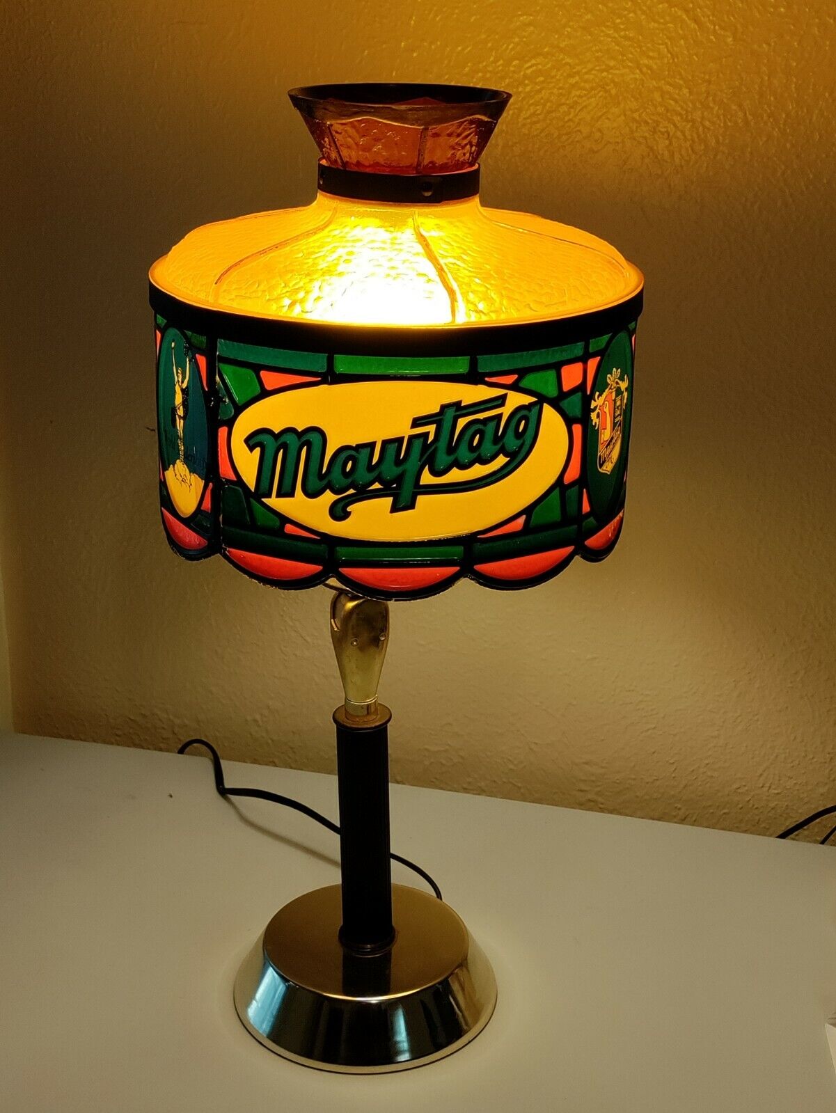 VINTAGE 1965 MAYTAG WASHERS 50TH ANNIVERSARY LAMP 