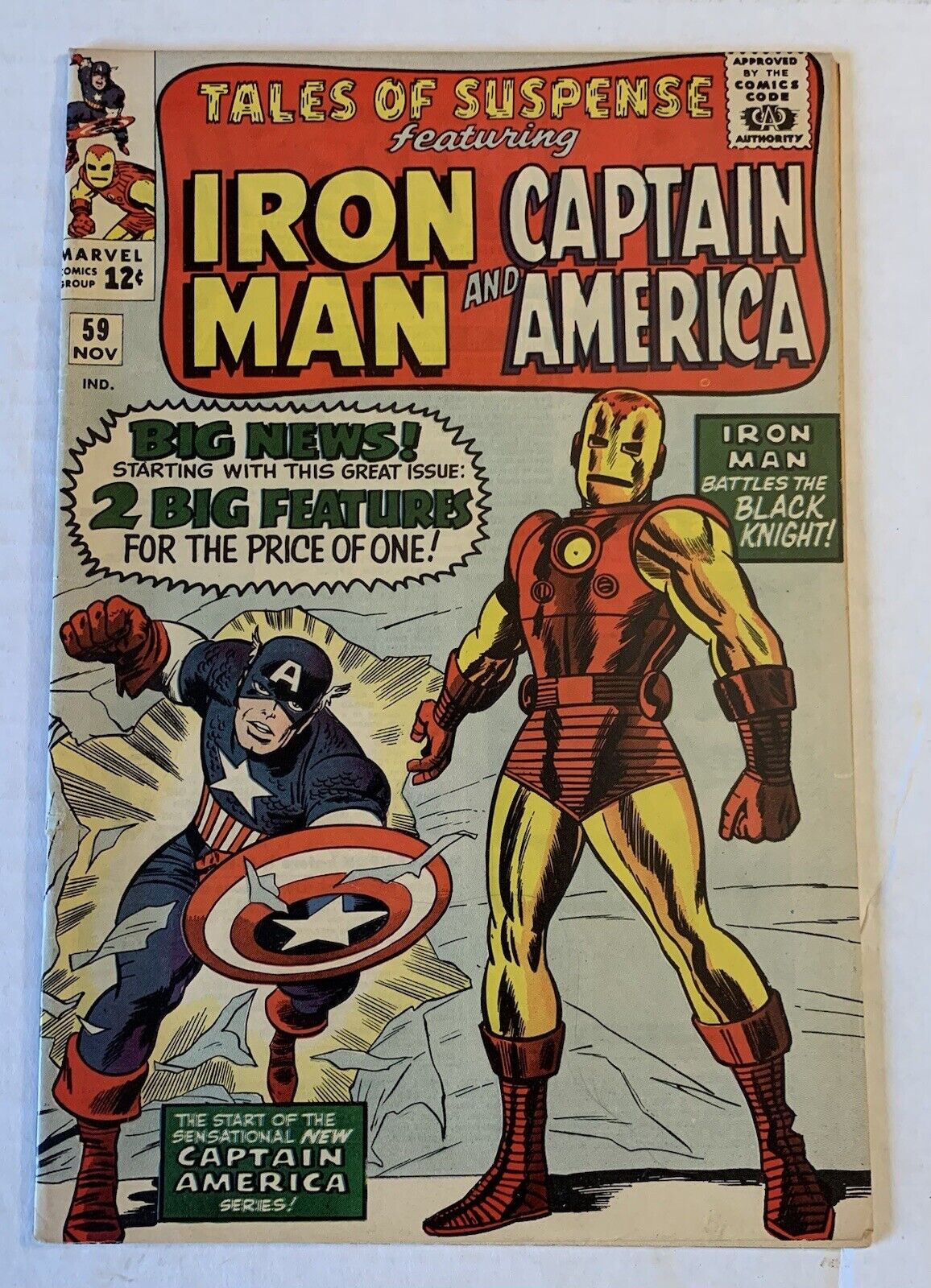 Tales of Suspense Featuring Iron Man and Captain America #59 - 1964