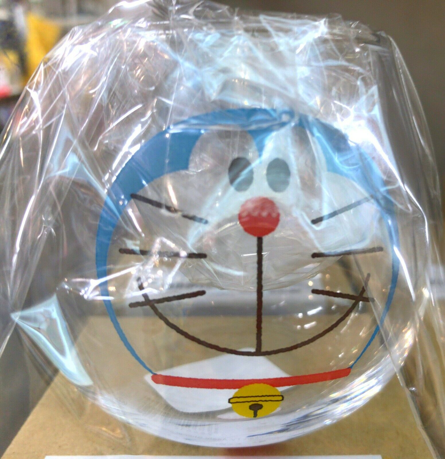 DORAEMON Fluctuation Tumbler Cup 320ml Face (I'm DORAEMON) Glass Gift Japan