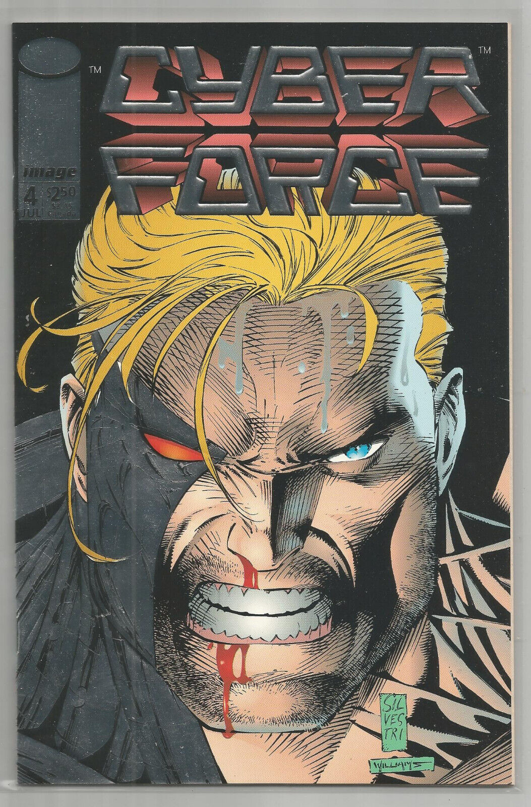 CYBERFORCE # 4 * FOIL ENHANCED COVER * IMAGE COMICS * 1993