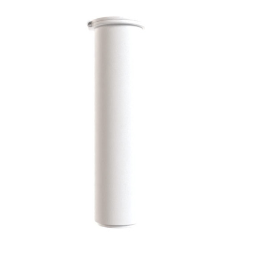 KING PALM | 100 White 98mm Tubes | Convenient POP TOP Joint | BPA Free Plastic