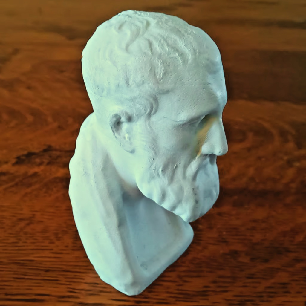 Zeno of Citium Mini Bust 4 Inches - Founder of Greek Stoic Philosophy