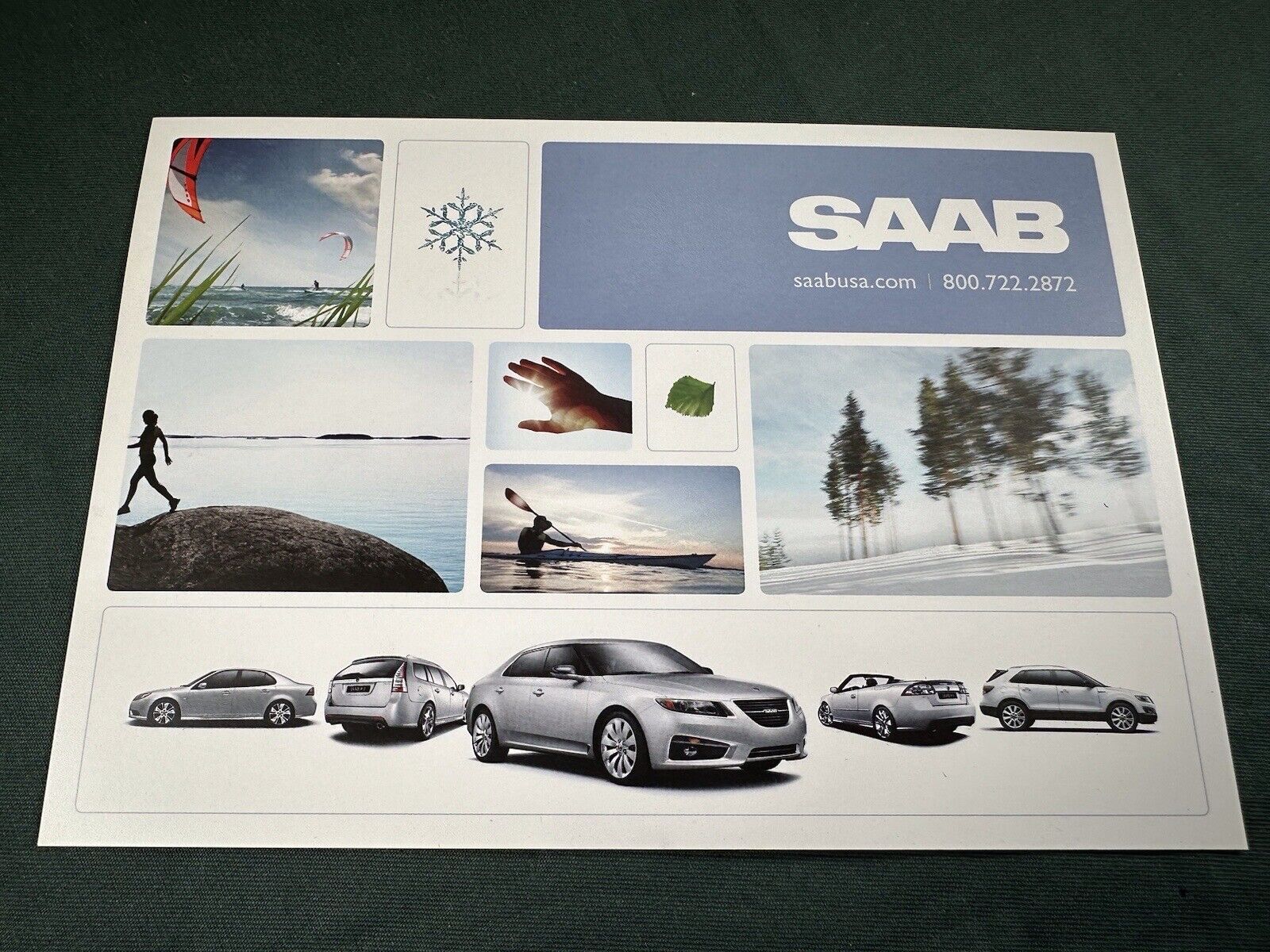 SAAB 9-5 9-3 9-4x Original Advertisement Print Art Car Ad Post Card