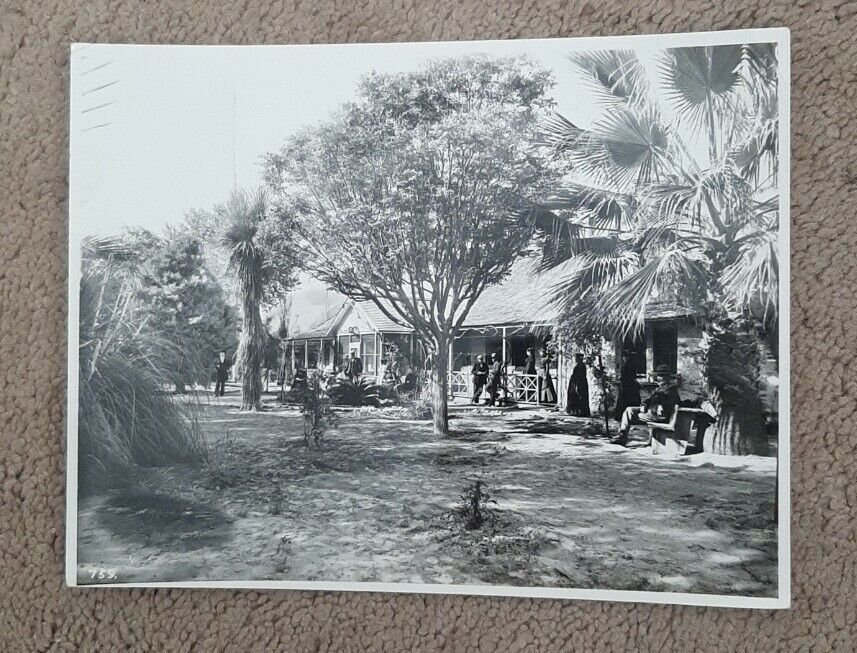 Estate find of vintage photograph of the first Hotel in Palm Springs California