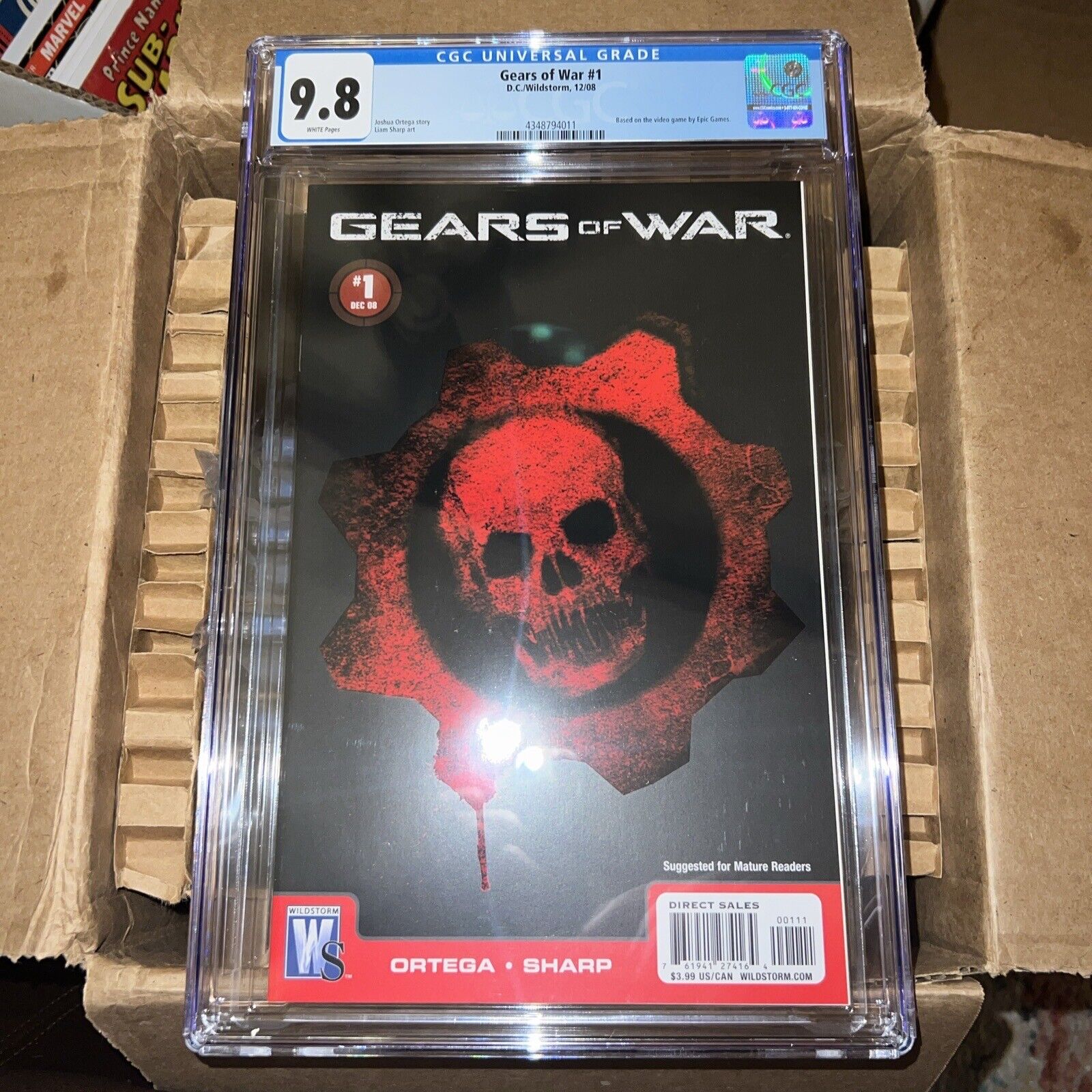 Gears Of War #1 CGC 9.8 Based On Video Game