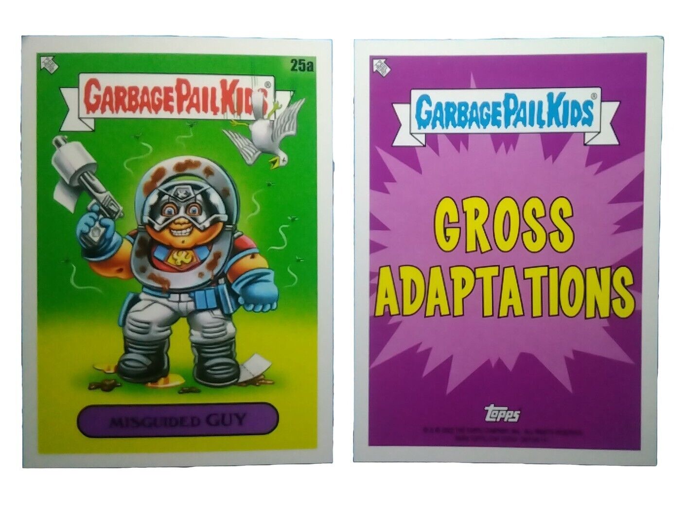 2022 Topps GARBAGE PAIL KIDS book worms • Gross Adaptations MISGUIDED GUY (#25a)