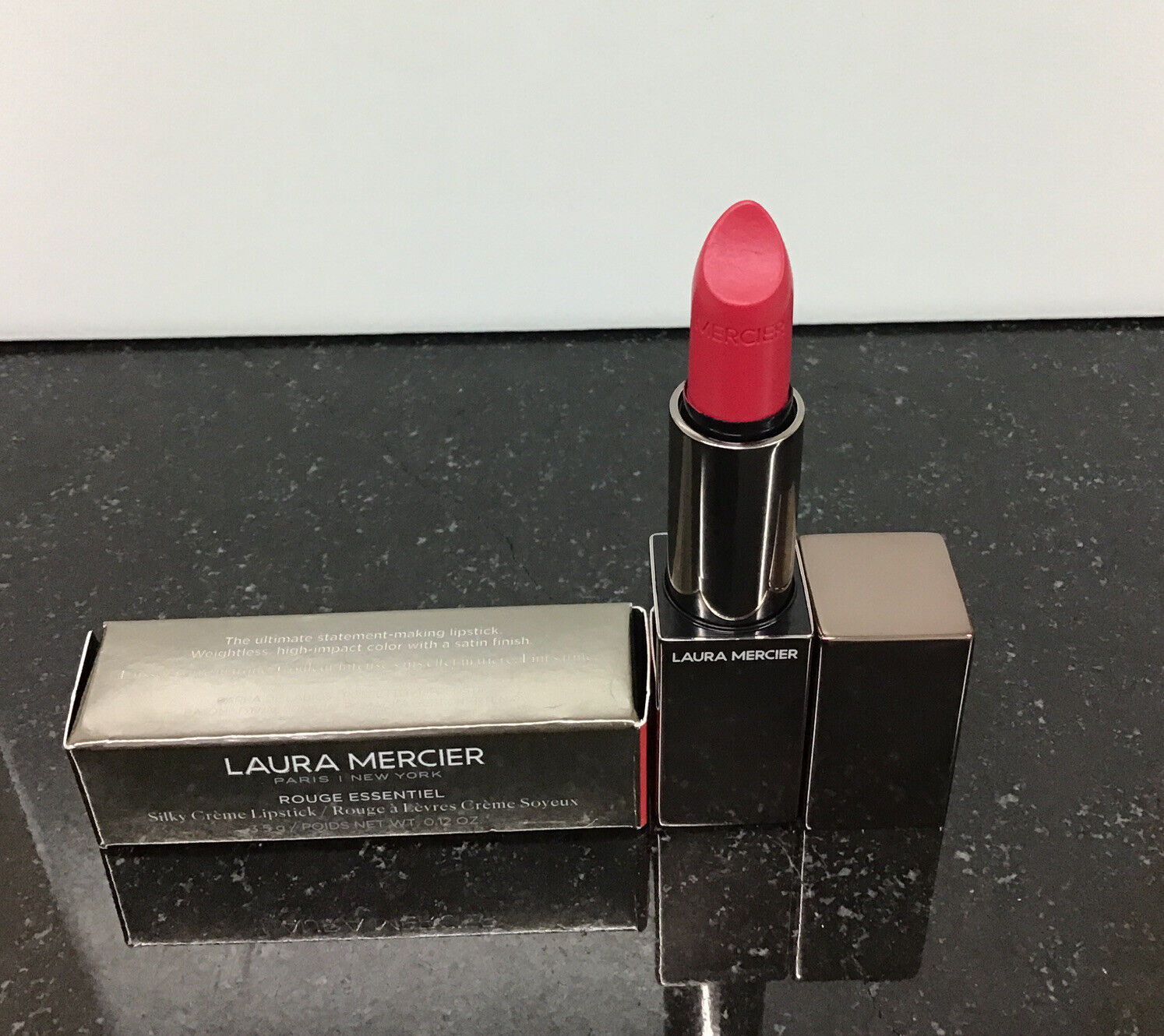 Laura Mercier rouge essential lipstick FUCHSIA INTENSE 0.12 oz As Pictured.