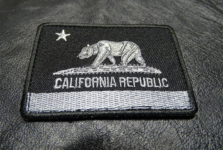 CALIFORNIA STATE REPUBLIC FLAG HOOK PATCH 