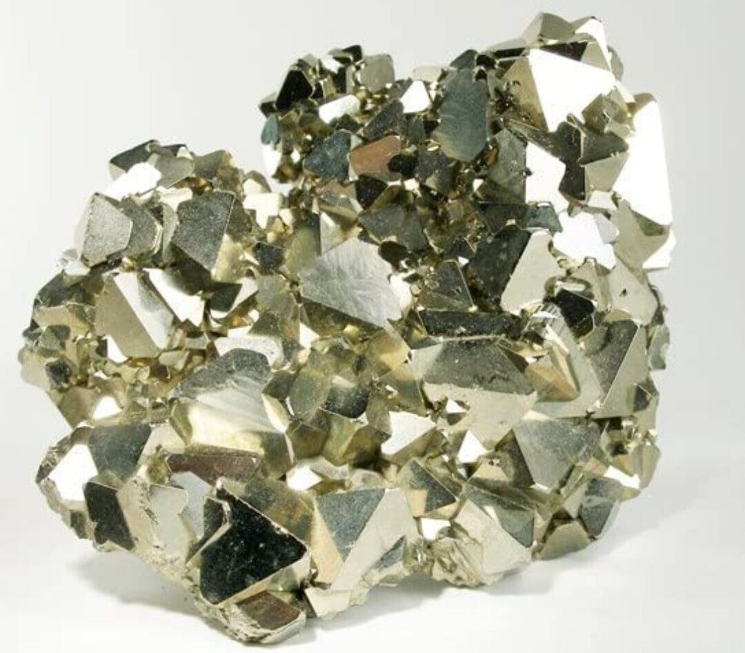 Natural Golden Peruvian Pyrite Stone Original Cluster -Attracting Wealth -Energy