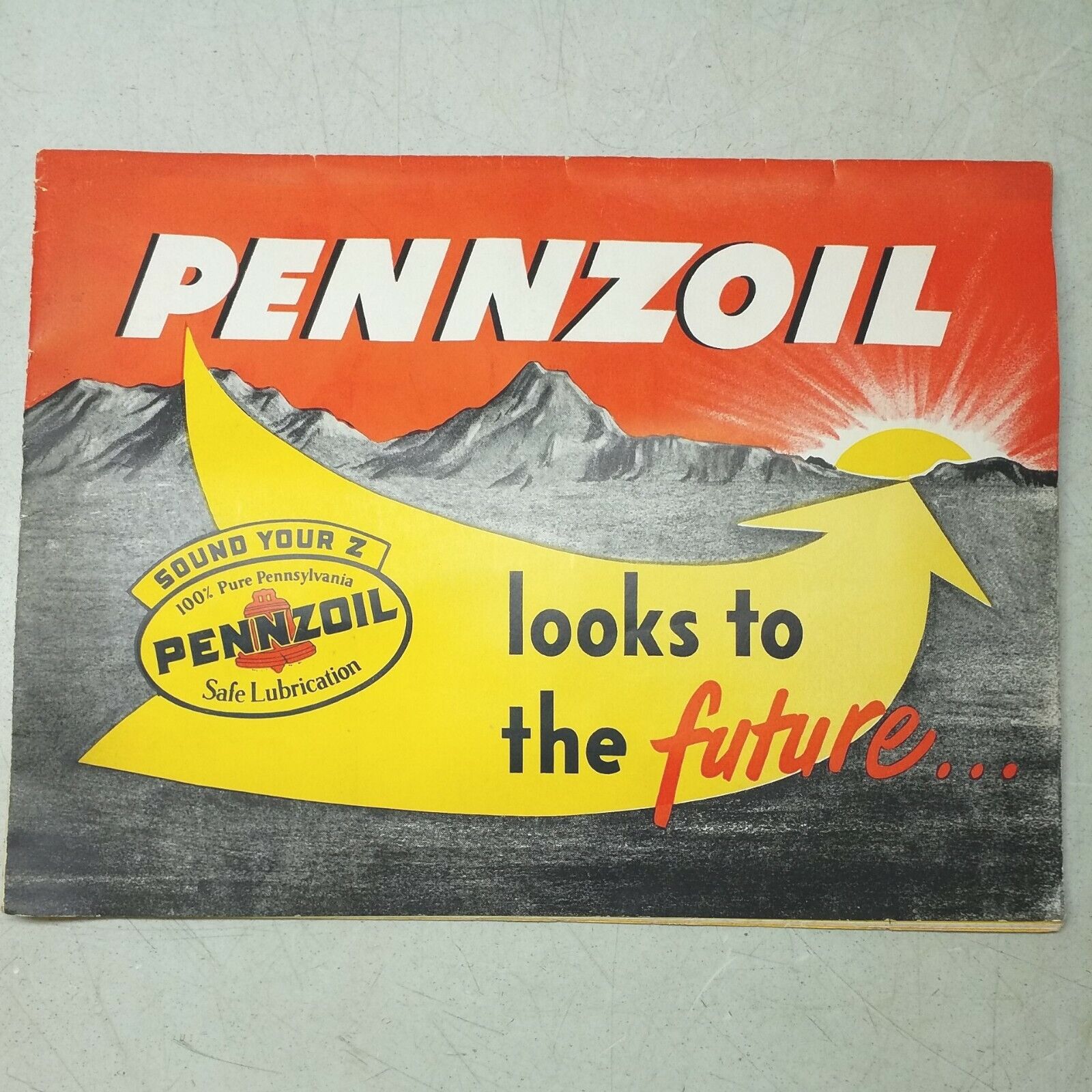 Vintage 1950s Penzoil Advertising Marketing Dealer Booklet RARE Pennsylvania 