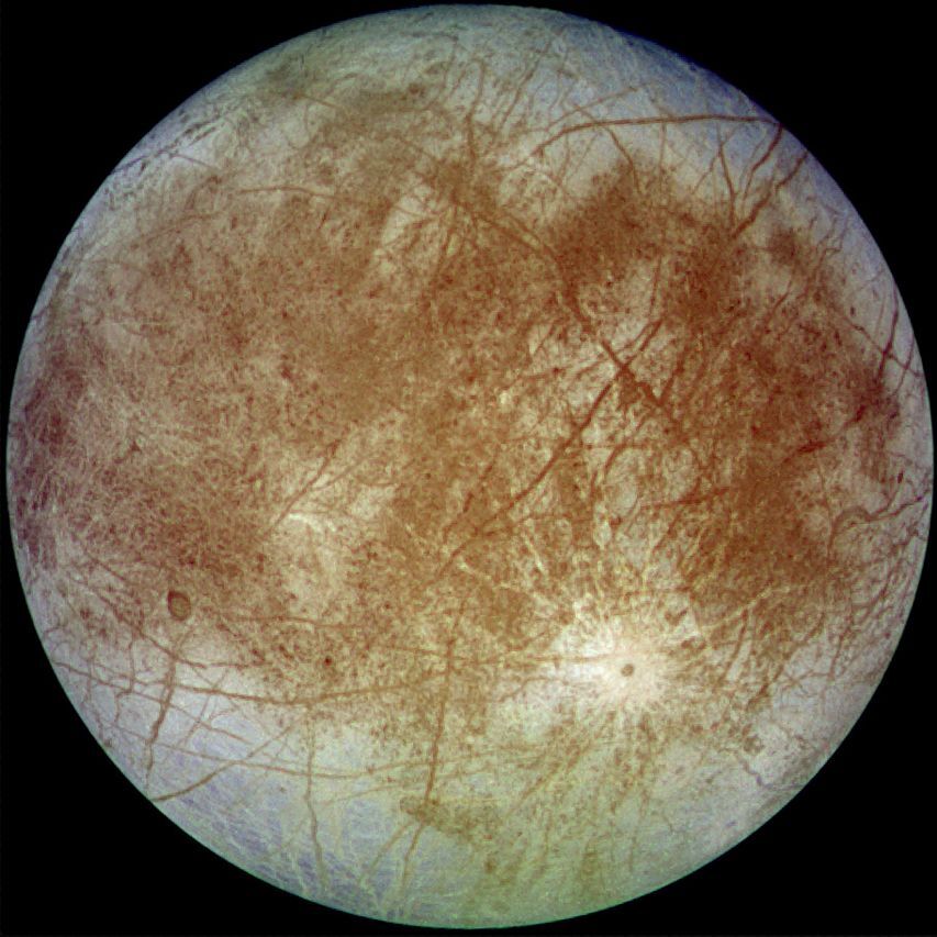 Europa Moon, Solar System, Outer Space, NASA 8 x 10 Photo Picture 