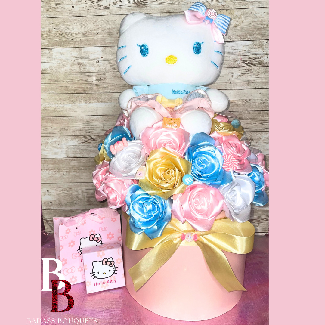 Hello Kitty Eternal Rose Bouquet Scented Silk Roses