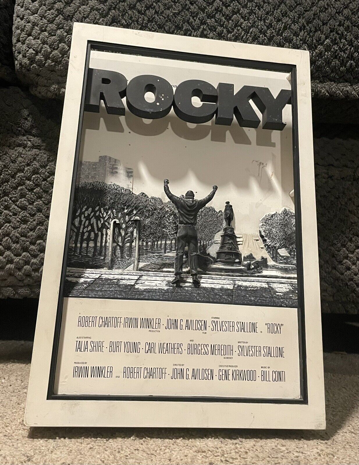 Rare 2007 Rocky 3D Movie Poster Pop Culture by McFarlane Collectible Vintage