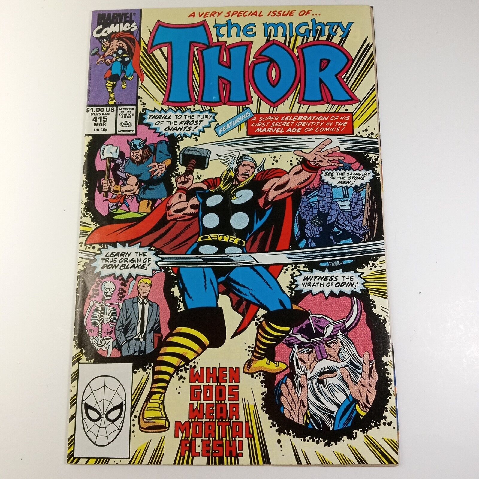 The Mighty Thor #415 (1990, Marvel Comics).