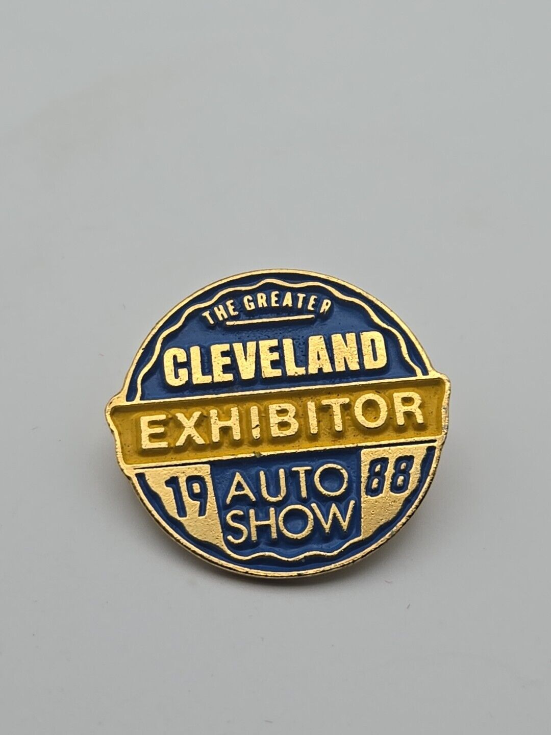 RARE 1988 Cleveland Auto Show EXHIBITOR Pin 