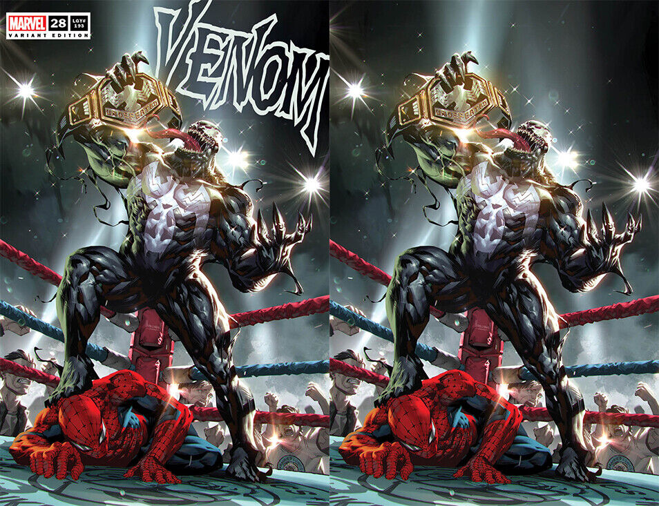 Venom 28 Marvel 2020 Kael Ngu Wrestling WWE Belt Spider-Man Virgin Set Variant