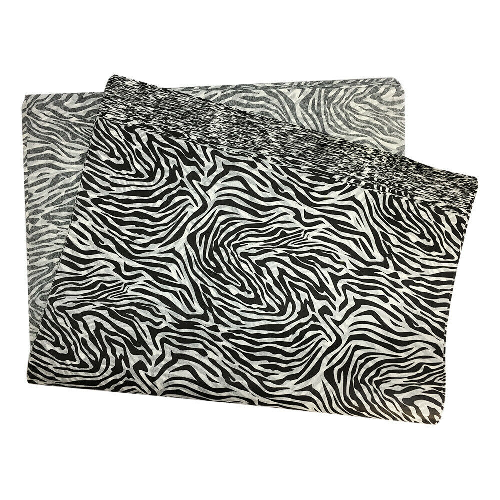 20 Pc 20\'\' x 30\'\' ZEBRA SKIN Animal Pattern Print Tissue Paper Gift Wrapping