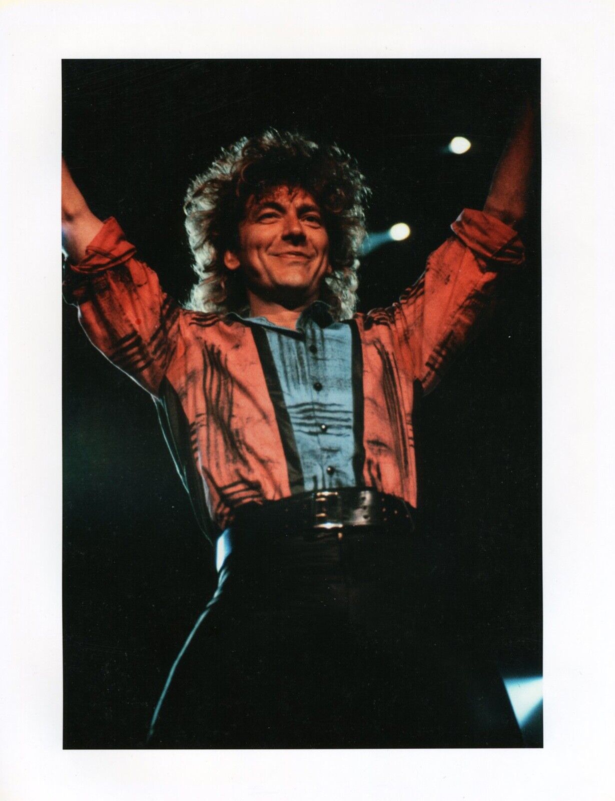 Robert Plant Photo 1985 St Paul Civic Center MN Jimmy Steinfeldt Artist Proof