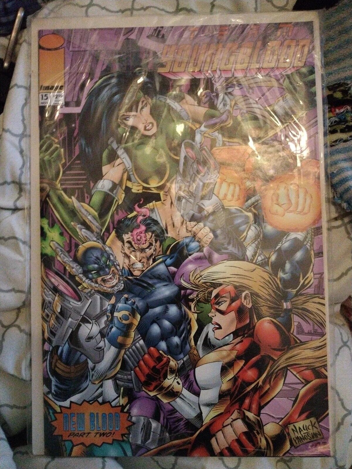 Team Youngblood #15 Nov. 1994, Image Comics Bag And Boarded