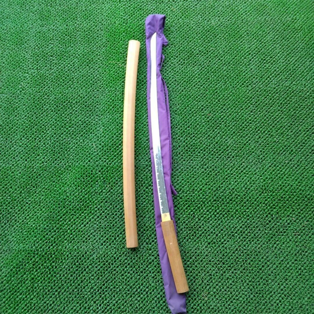 Authentic Japanese Tachi Katana Samurai Sword Replica Metal blade Wooden handle