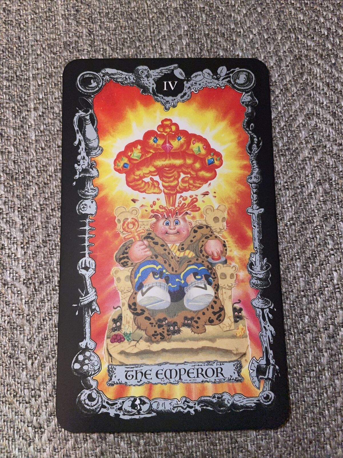 Garbage Pail Kids 2022 Tarot Card The Emperor IV “Adam Bomb” Mint