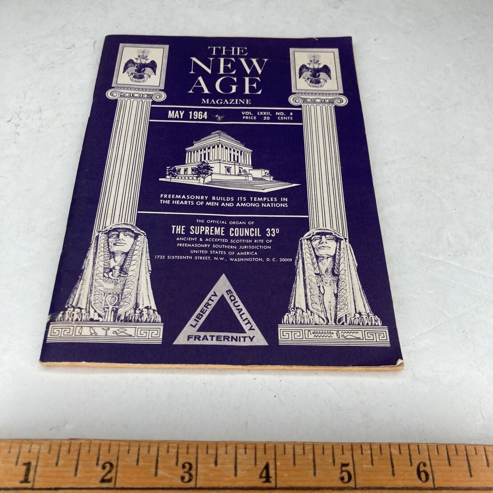 Vintage The New Age May 1964 Issue Masonic Magazine Pamphlet Booklet Freemasonry