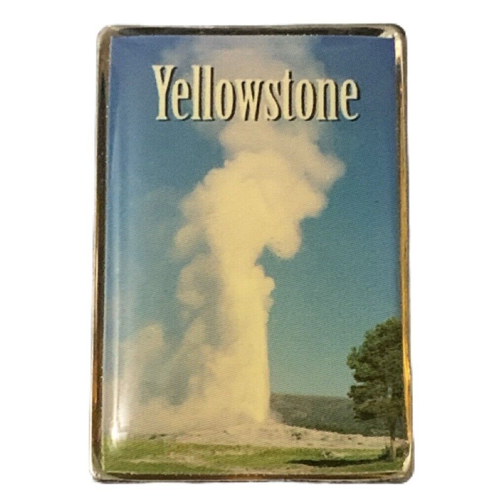 Yellowstone National Park Geyser Scenic Travel Souvenir Pin