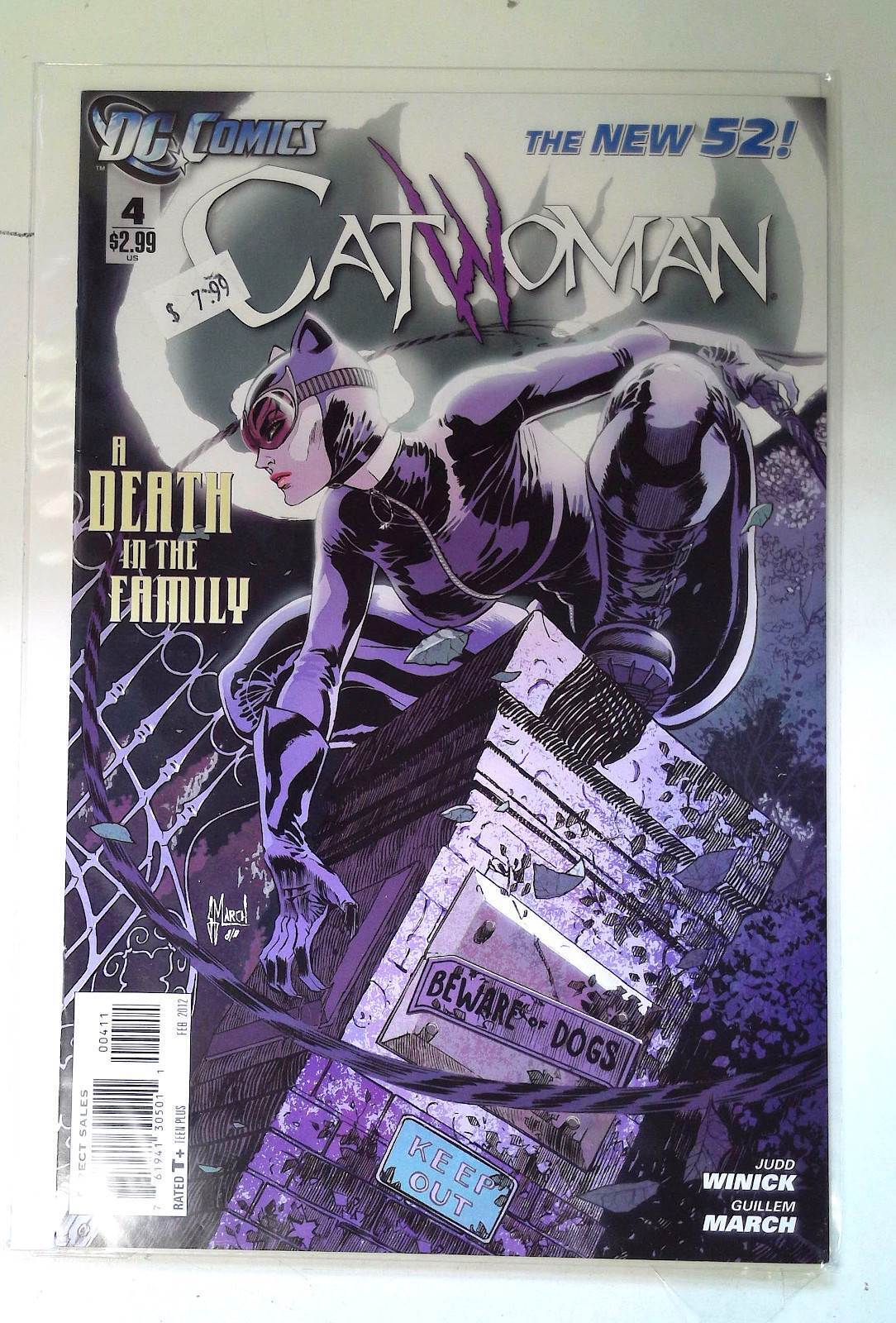 2012 Catwoman #4 DC Comics NM- 4th Series 1st Print Comic Book