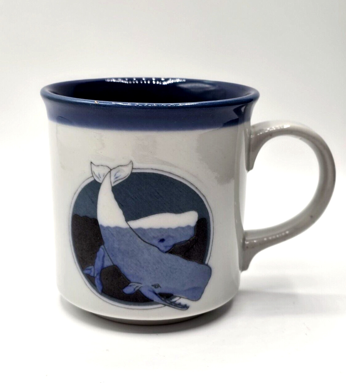 Vintage Otagiri Ceramic Sperm Whale Coffee Tea Mug Curtis-Swann Inc. Japan