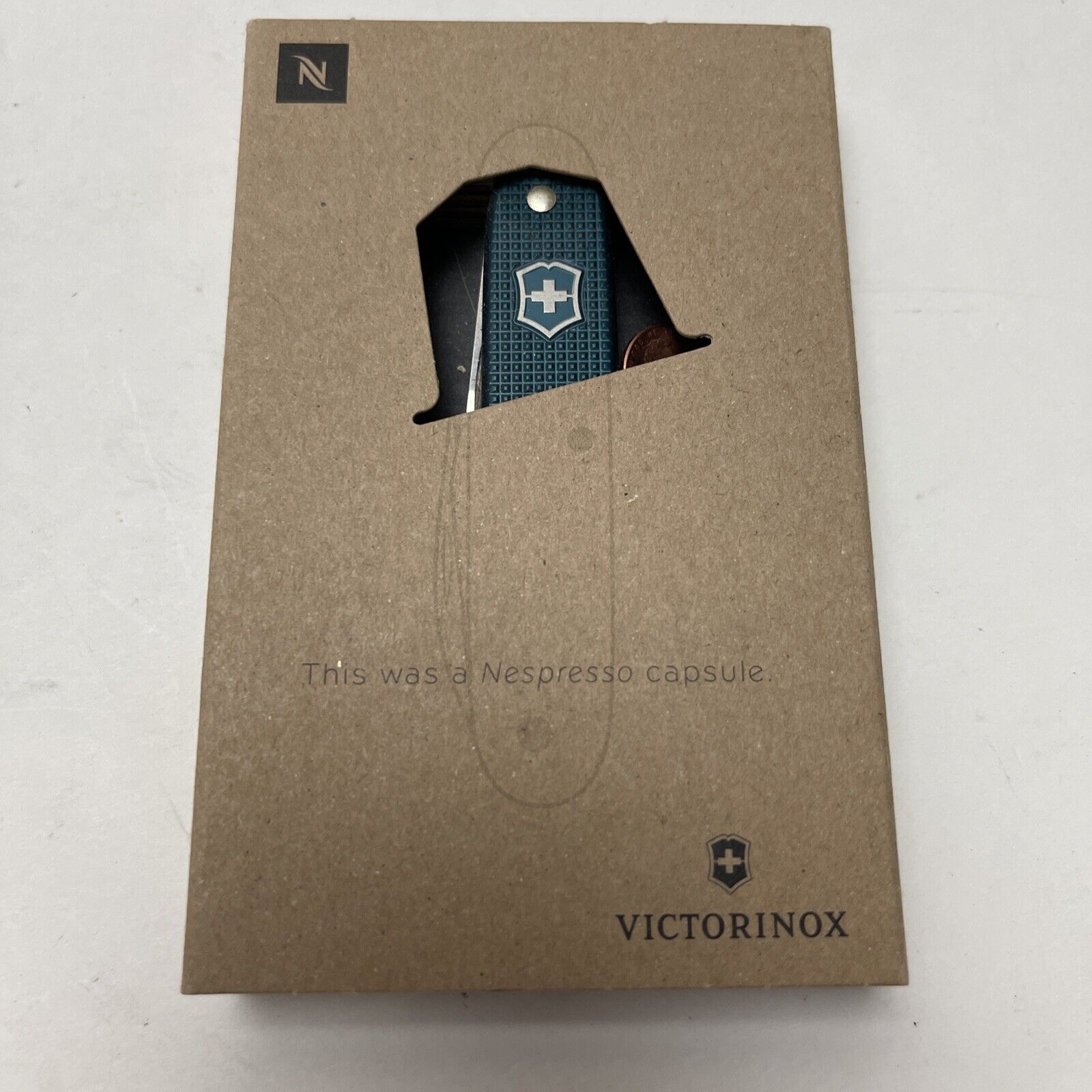 Victorinox Nespresso Limited Edition 2018 Blue Teal Swiss Army Knife