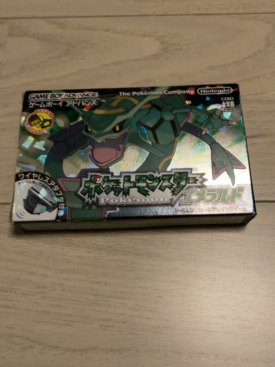 Pokemon Emerald Box Theory GBA Soft from Japan  Good condition