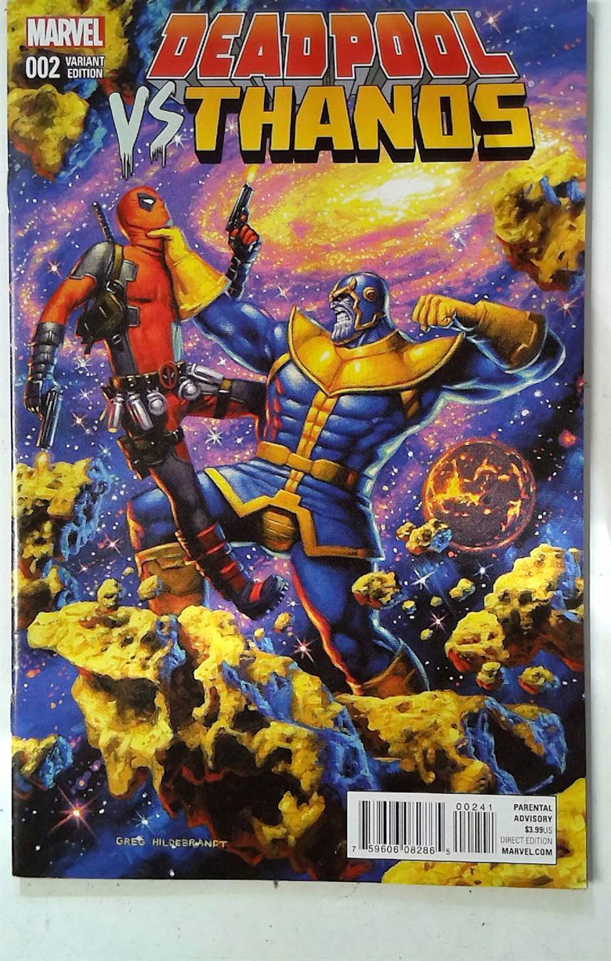 Deadpool vs. Thanos #2d Marvel Comics (2015) NM Variant 1st Print Comic Book