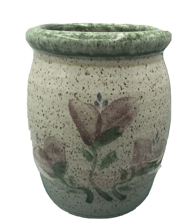 Original Parsley Pottery Magnolia￼ Utensil Holder / Planter / Vase #2 Nice