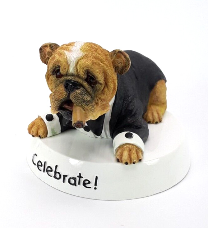 Zelda Wisdom Bulldog Figurine 4785 - Celebrate - 2003