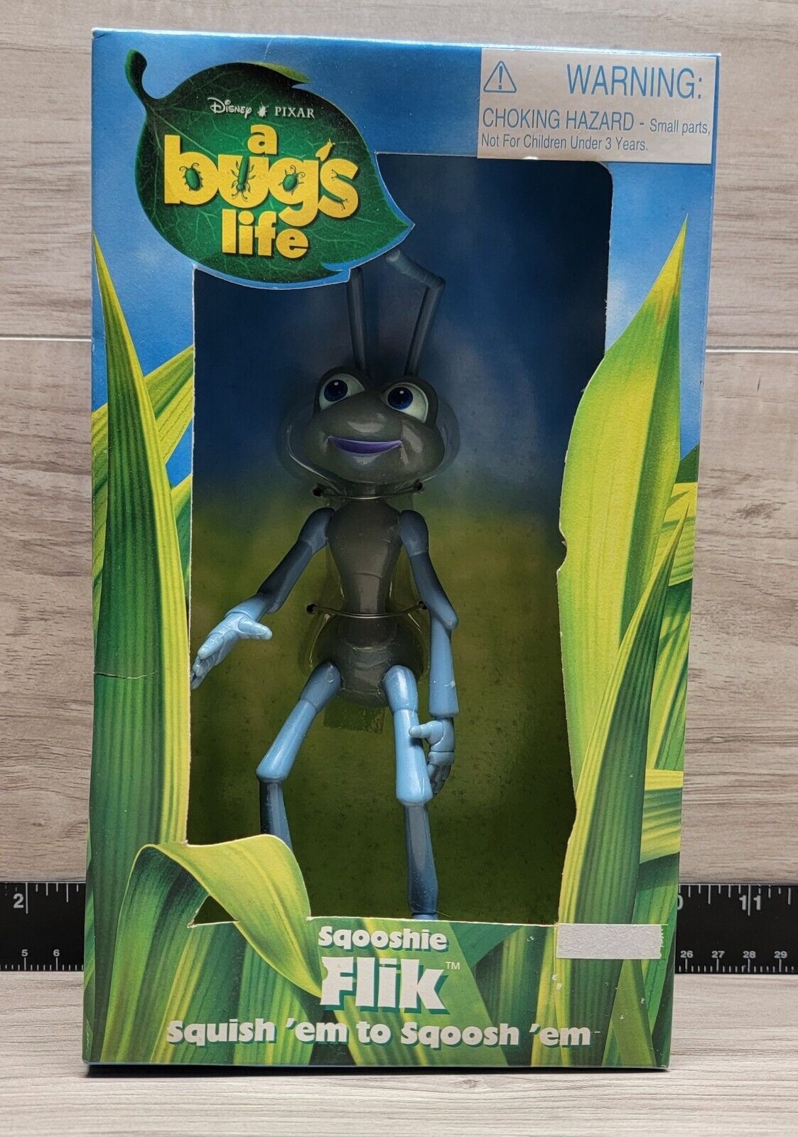 A Bugs Life Flick Sqooshie Toy Action Figure Squish'em 4kidz 1998, 