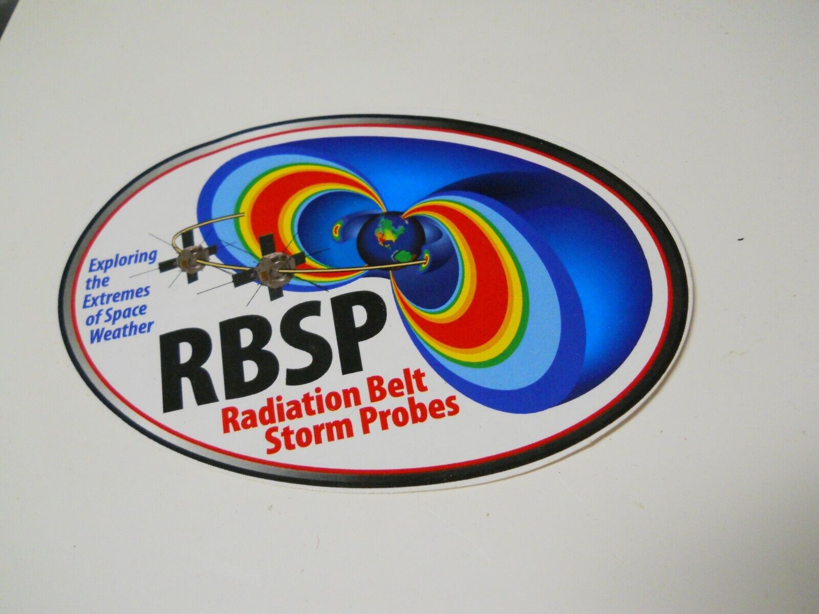 NASA RBSP Radiation Belt Storm Probes Extremes of Space Weather Sticker Decal