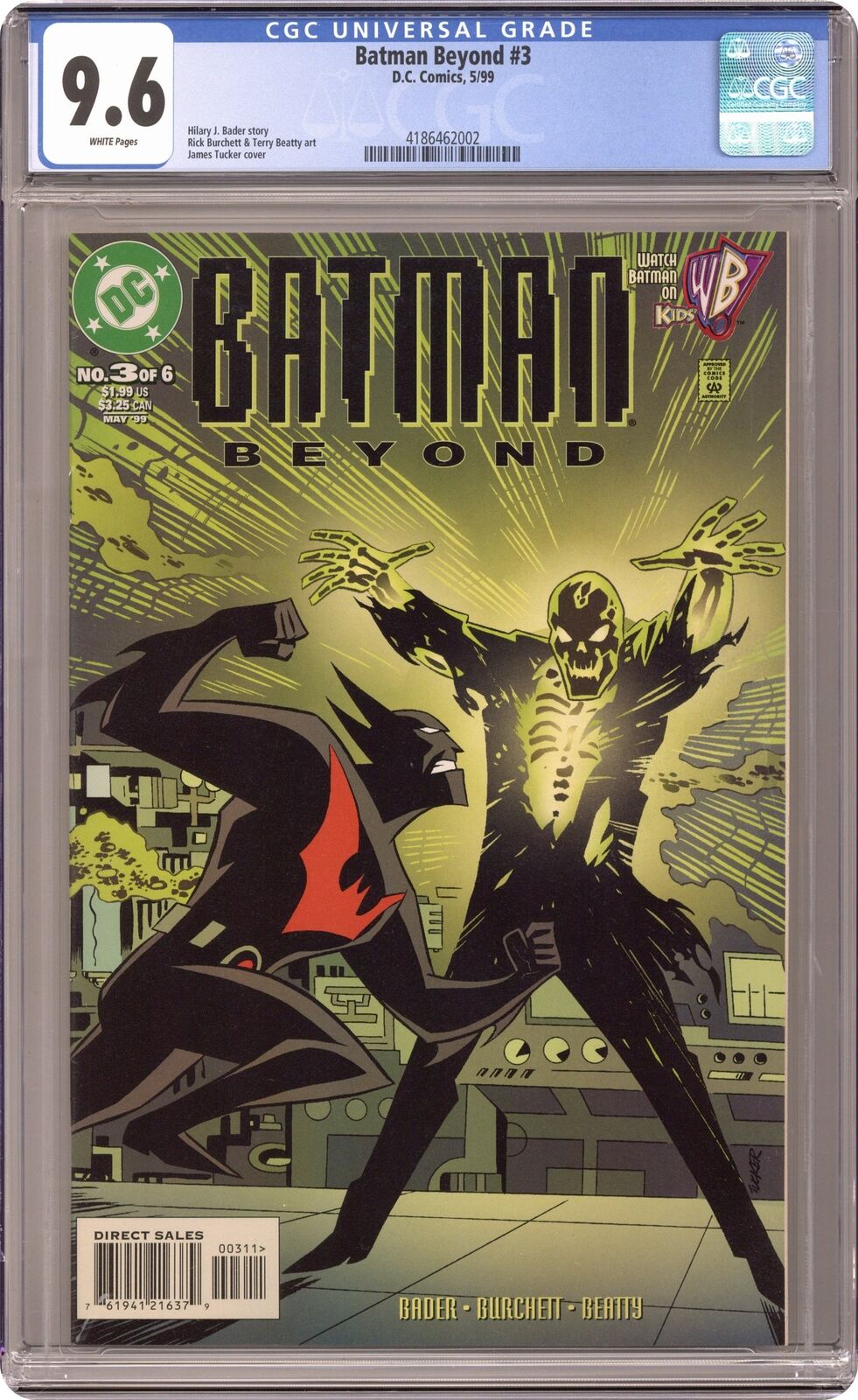 Batman Beyond #3 CGC 9.6 1999 4186462002