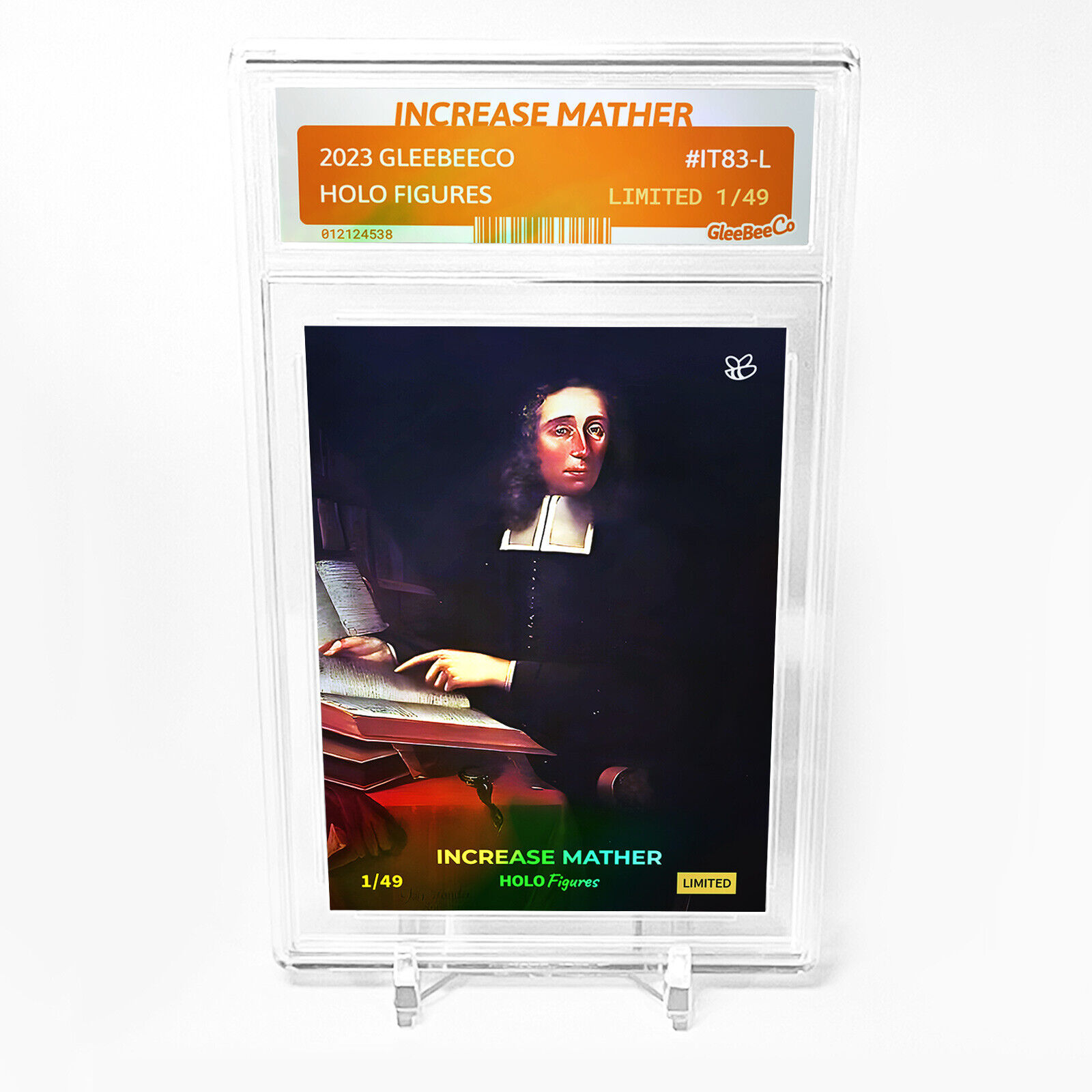 INCREASE MATHER The Reverend Card 2023 GleeBeeCo Holo Figures #IT83-L /49 Made