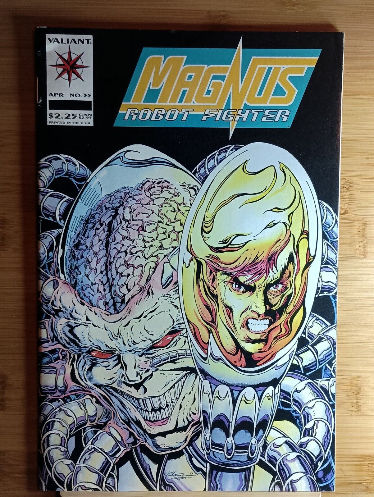 1994 Valiant Comics Magnus Robot Fighter 35 Jim Calafiore Cover Artist 