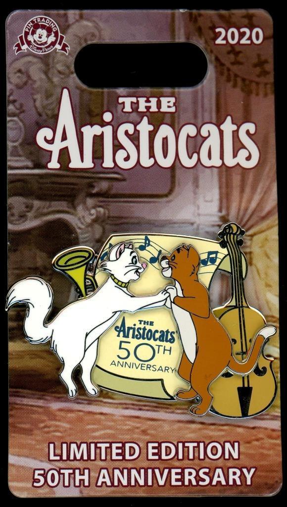 Aristocats 50th Anniversary Duchess and Thomas O\'Malley LE Disney Pin 141490