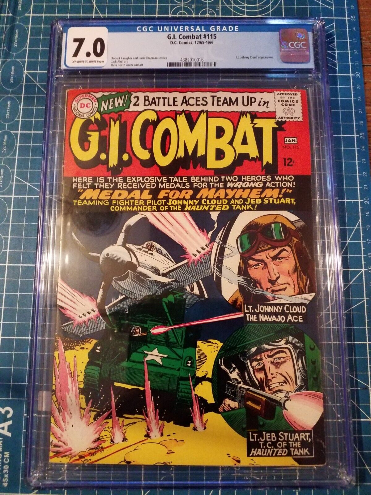G.I. Combat 115 DC Comics CGC 7.0 ST8-10