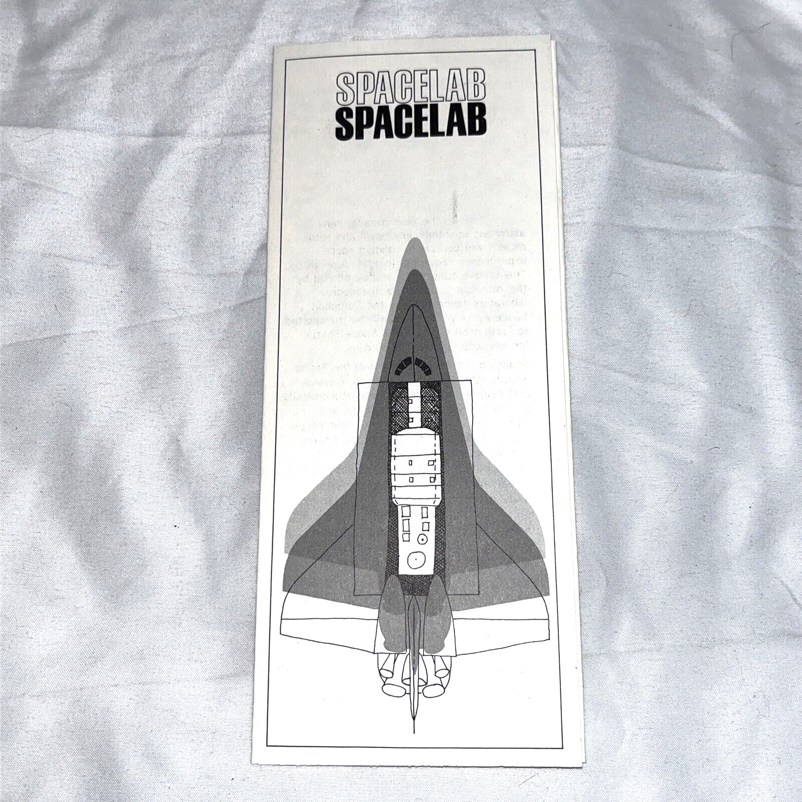 NASA Brochure Spacelab Science Space Exploration 1980s Vintage
