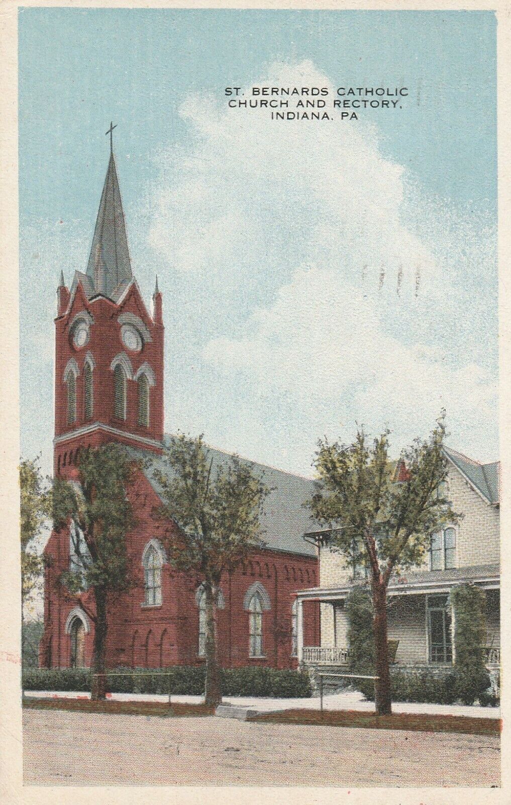 St Bernards Catholic Church and Rectory Indiana PA